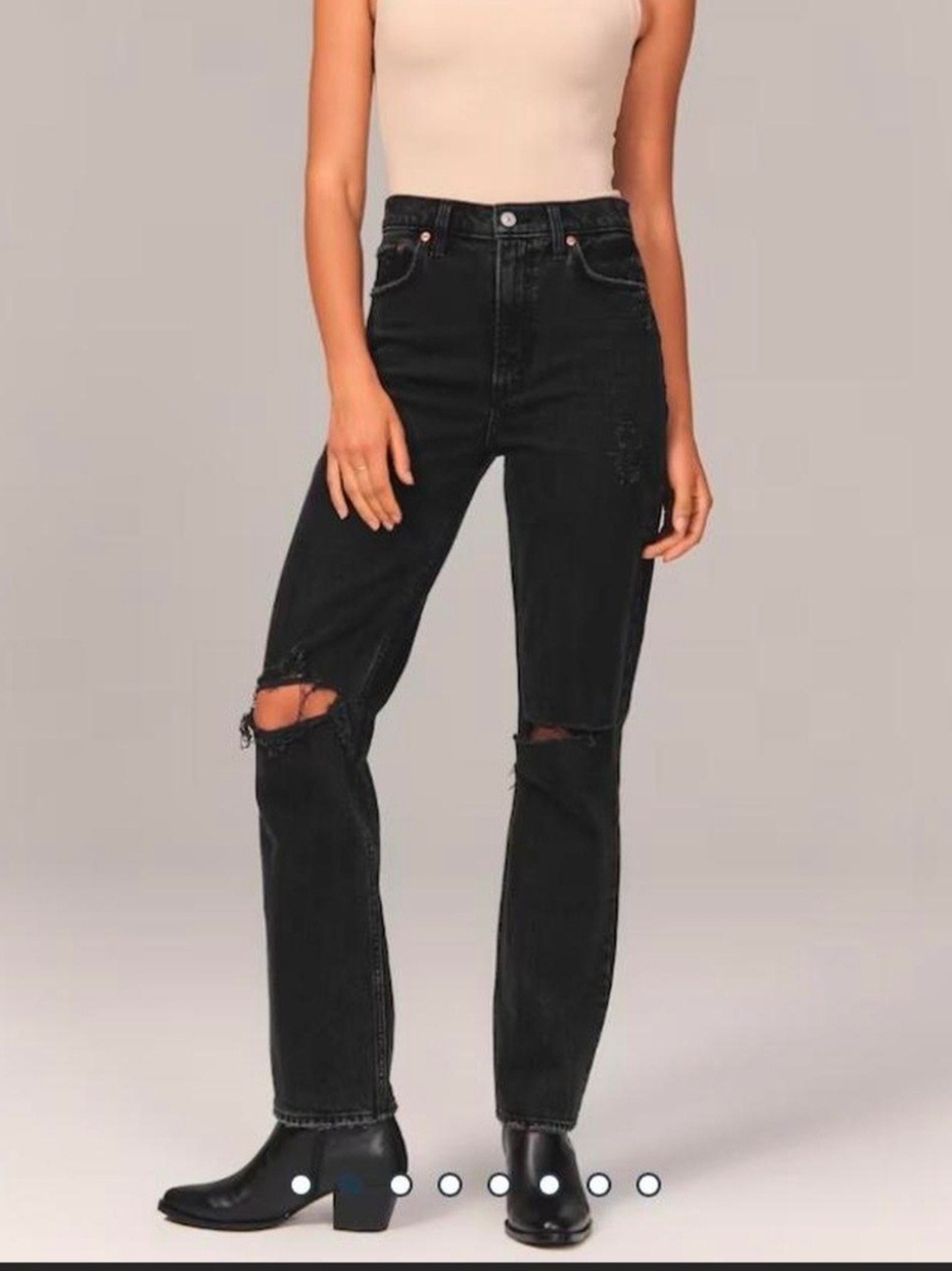 Abercrombie Ultra High Rise 90s Straight Jean